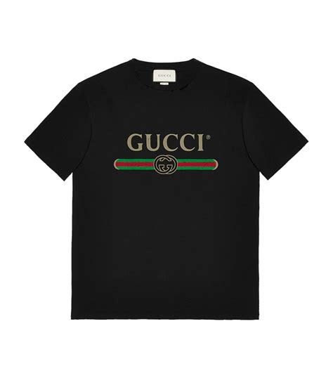 gucci shirt with vans slide|Gucci logo t shirt.